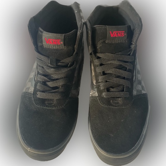 Vans black/gray checkerboard hi top skateboard sneaker NWOB size 11.5 - Picture 3 of 8